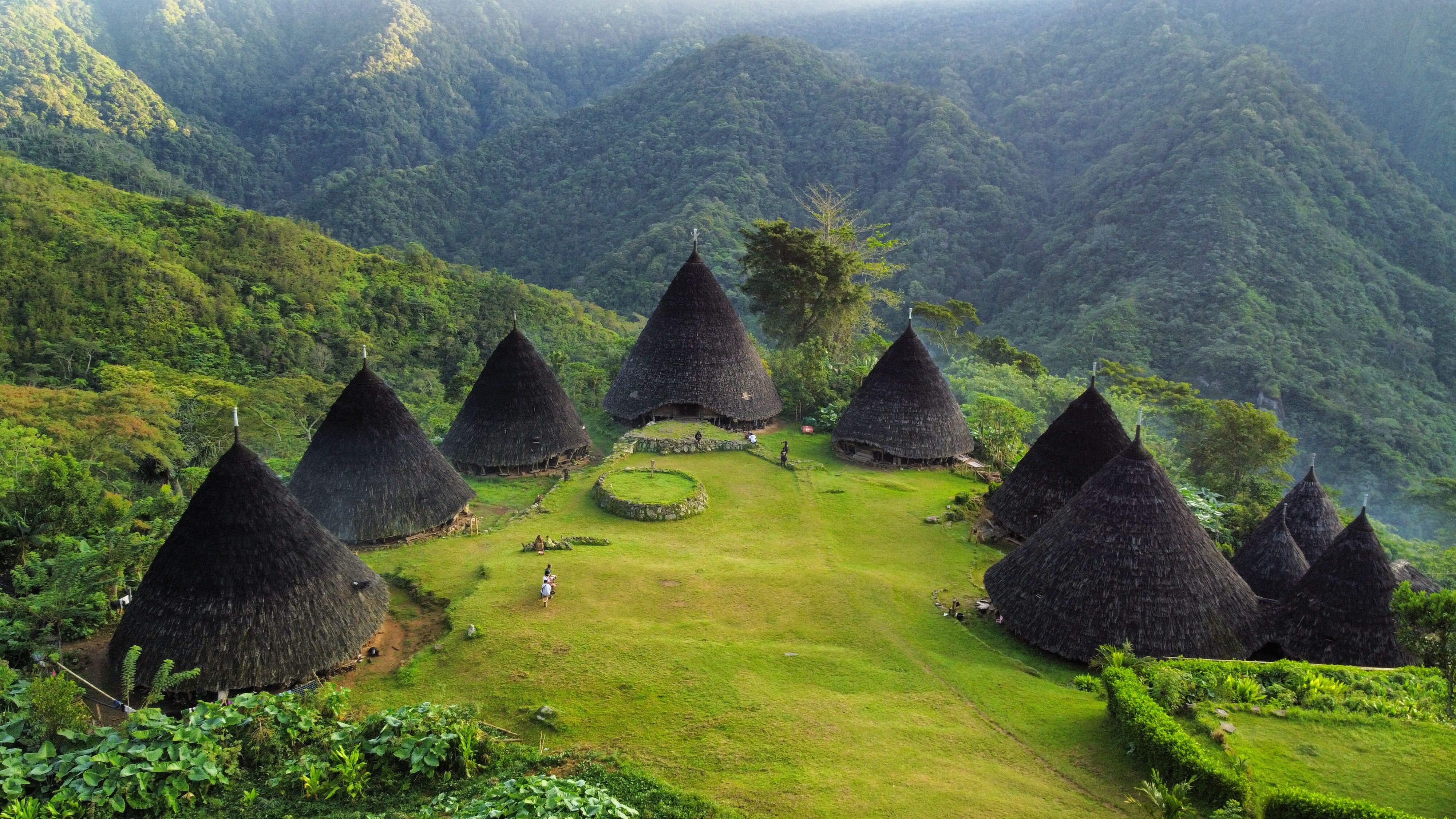 Flores crater lakes traditional villages — paket tour overland Flores Indonesia