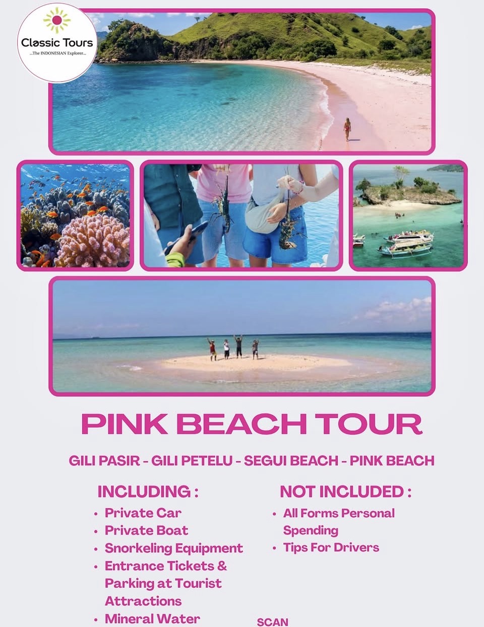 Pink Beach Tour