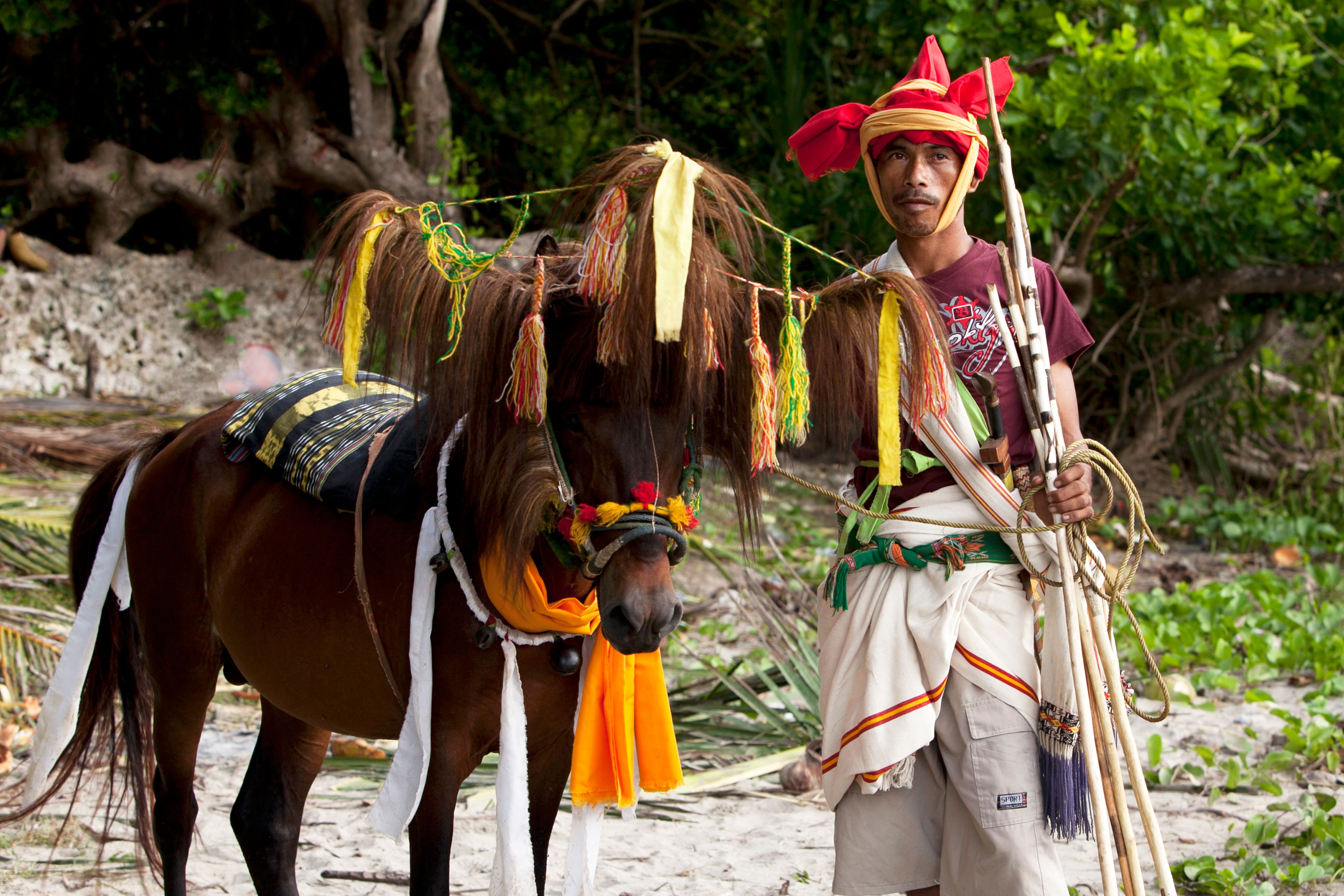 Traditional Sumba village with megalithic tombs — authentic Indonesia cultural tour package